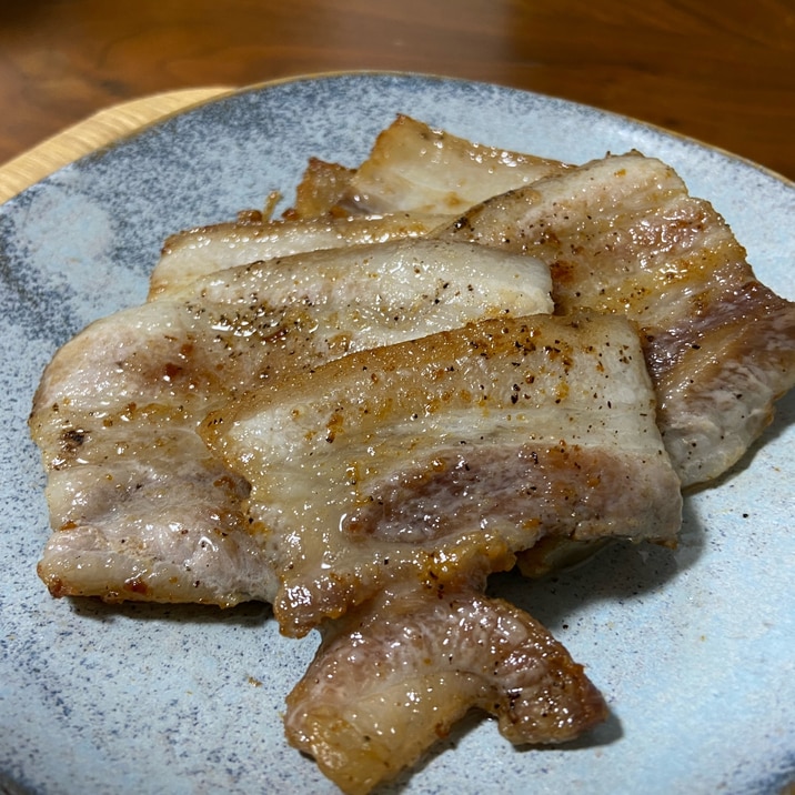 豚バラ肉の塩麹焼き